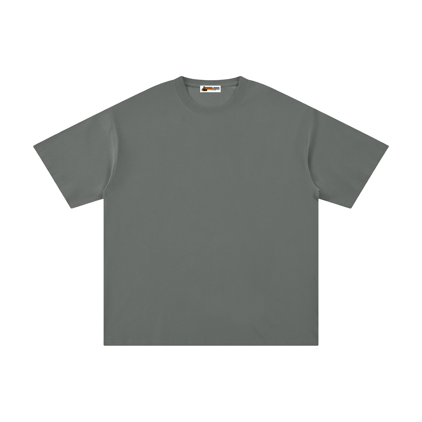 Unisex Pure Cotton T-Shirt – Medium Grey front