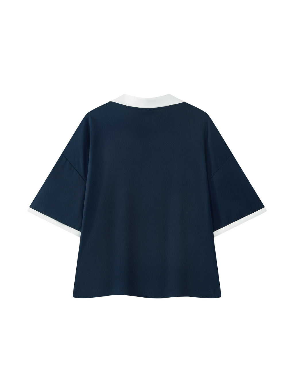 Unisex Collared Piping Boxy Soccer Jersey