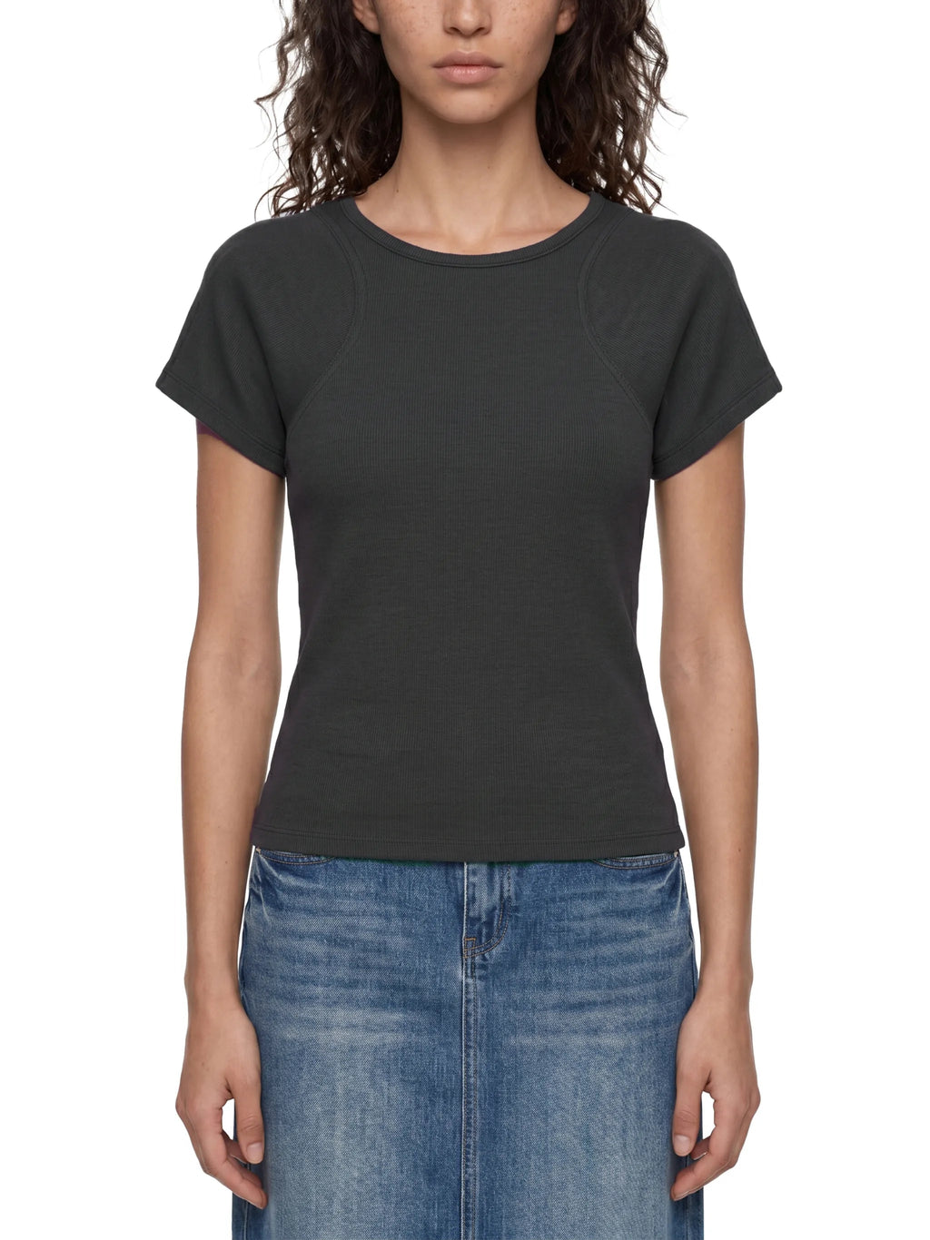 Women’s Slim Fit Paneling T-Shirt