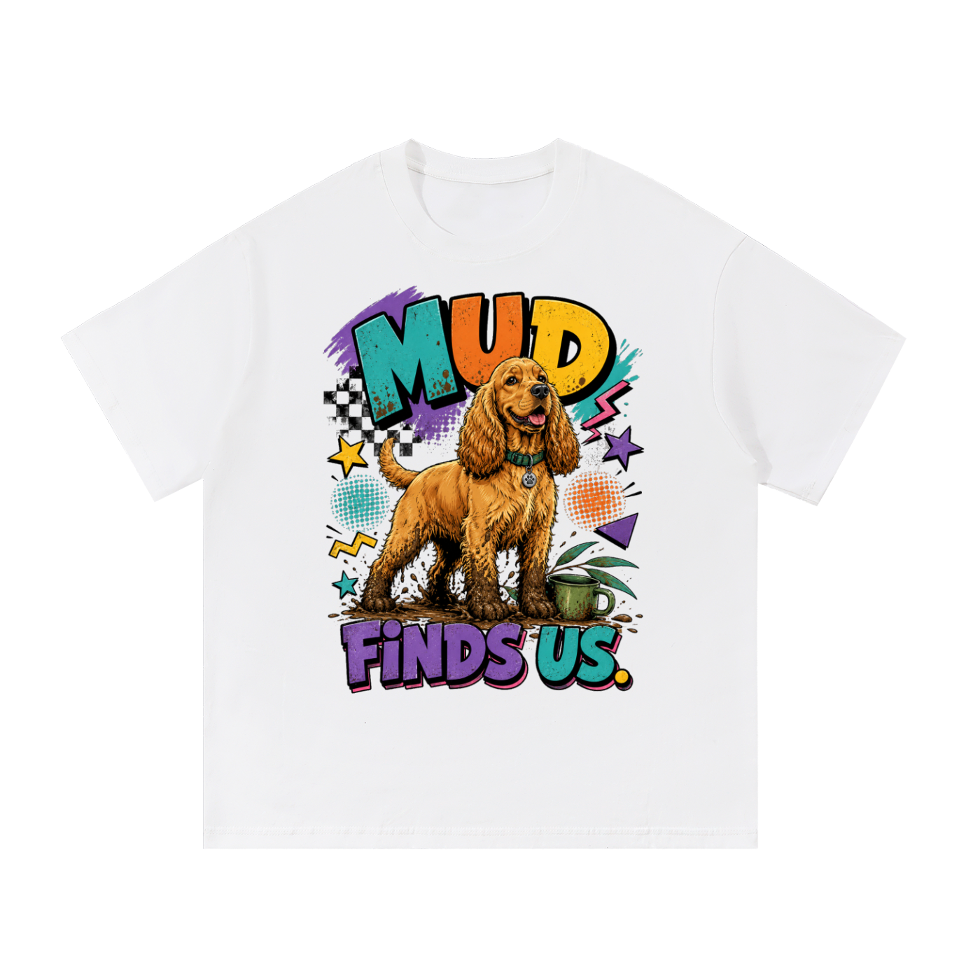 The Mud Finds Us Unisex Heavyweight Cotton T-Shirt