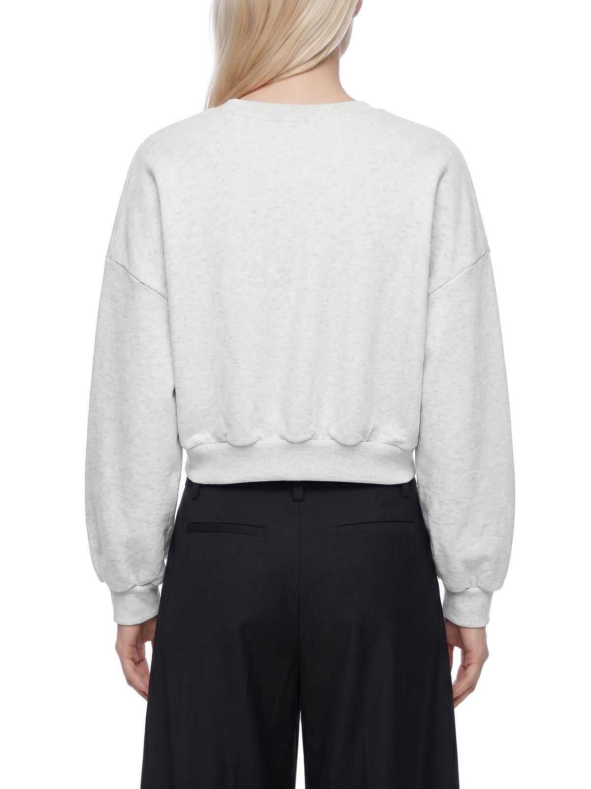 Women's Boxy Cropped Crewneck Sweatshirt