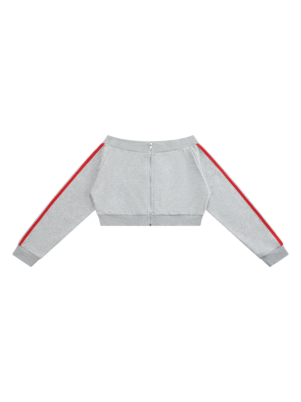 Women's Off-Shoulder Full Zip Hoodie