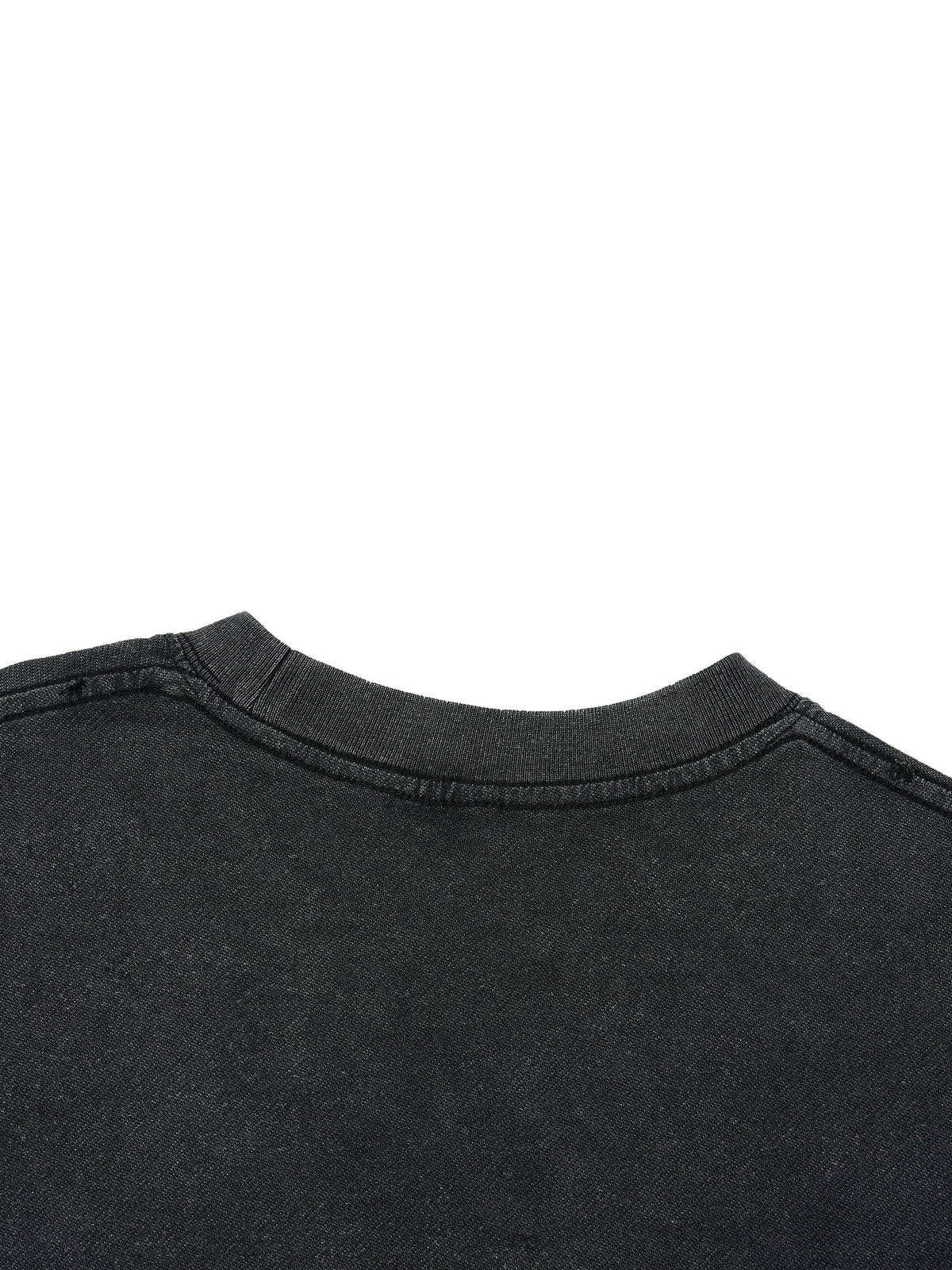 Unisex Vintage-Wash Boxy Distressed-Hem T-Shirt gallery view