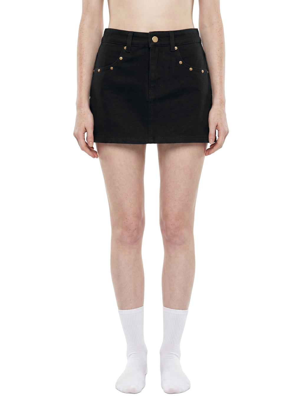 Women’s Studded Denim Mini Skirt