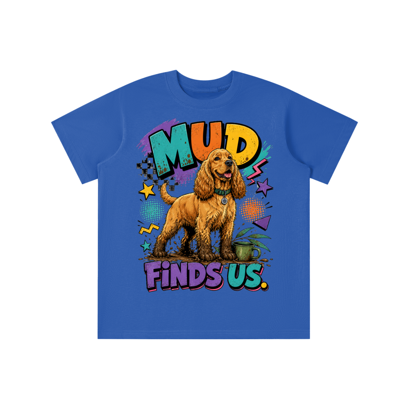 The Mud Finds Us Essential Kids’ Cotton T-Shirt