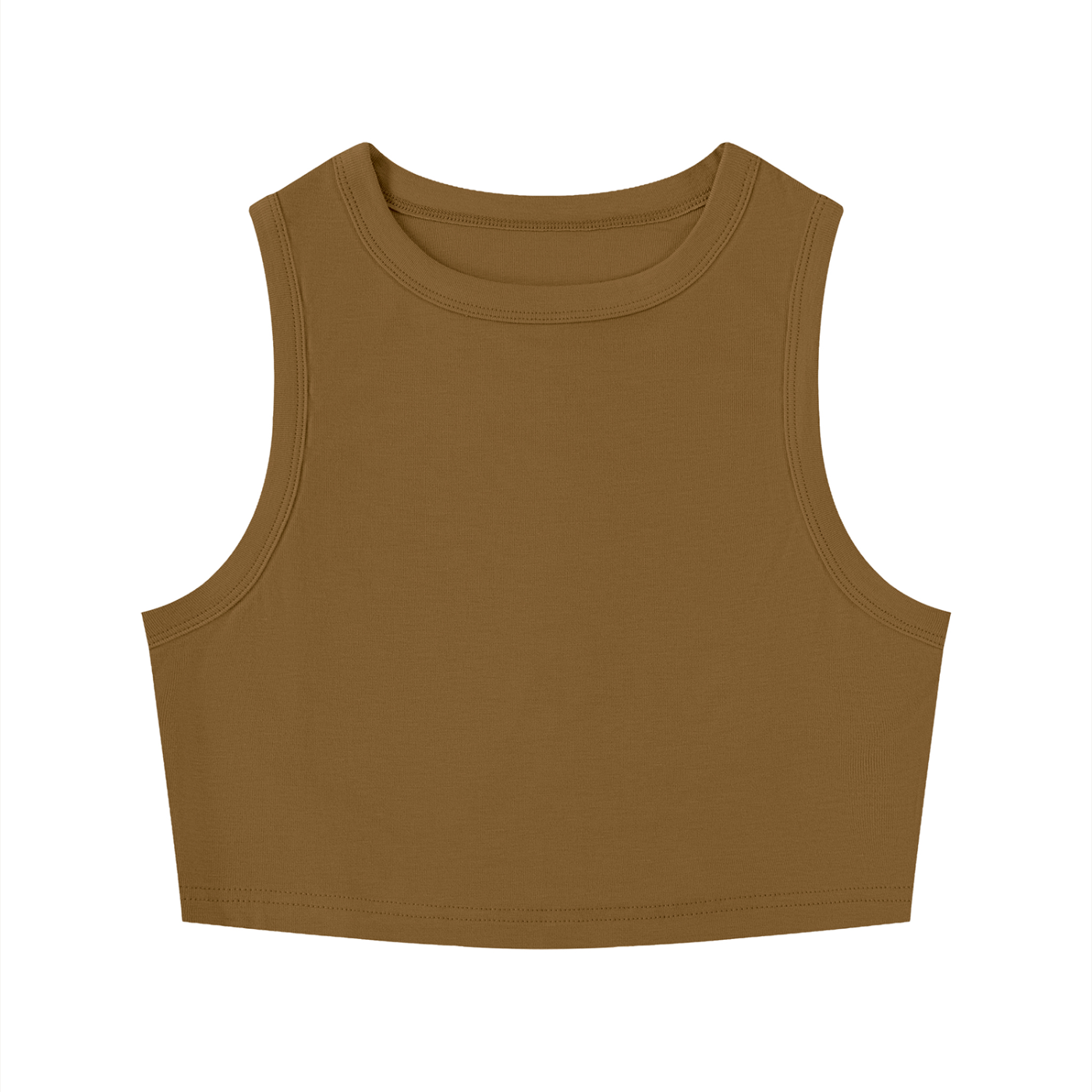 Women's Tight Crewneck Crop Tank Top