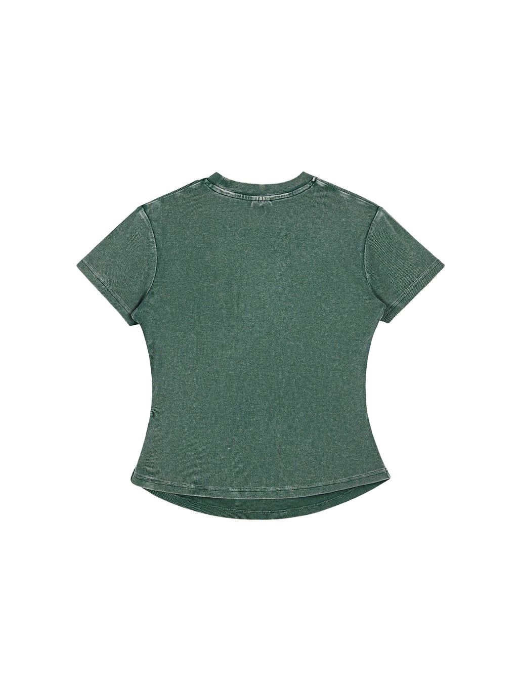 Vintage Washed Bodycon Cotton T-Shirt