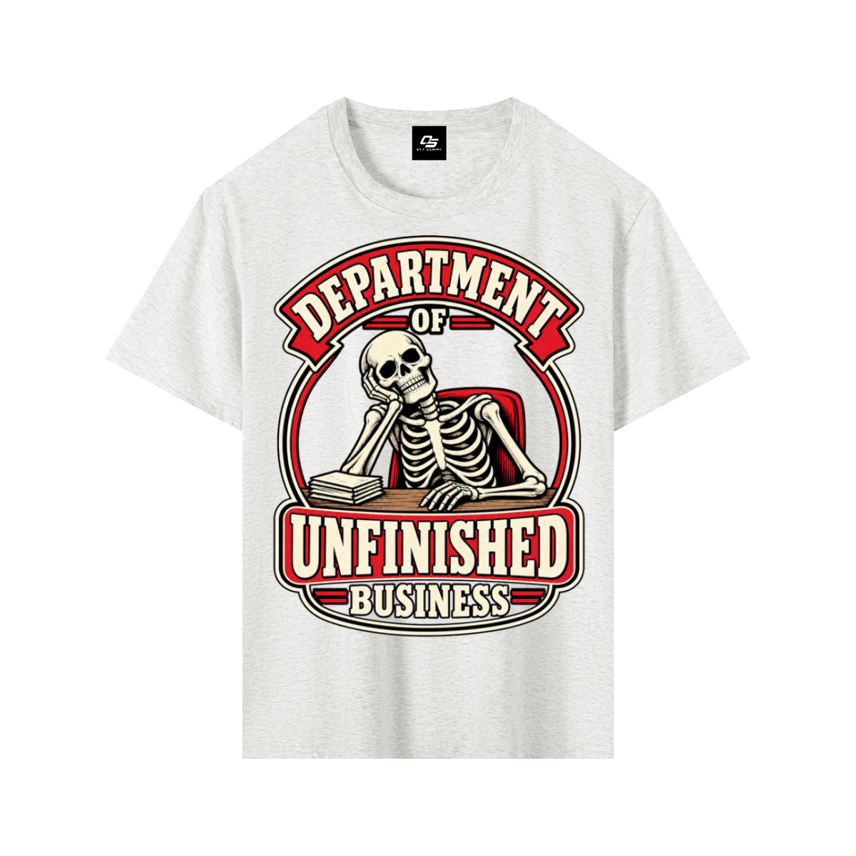 Department of Unfinished Business Pure Cotton Unisex T-Shirt