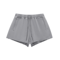 Women’s Snow Washed Raw Edge Drawstring Shorts