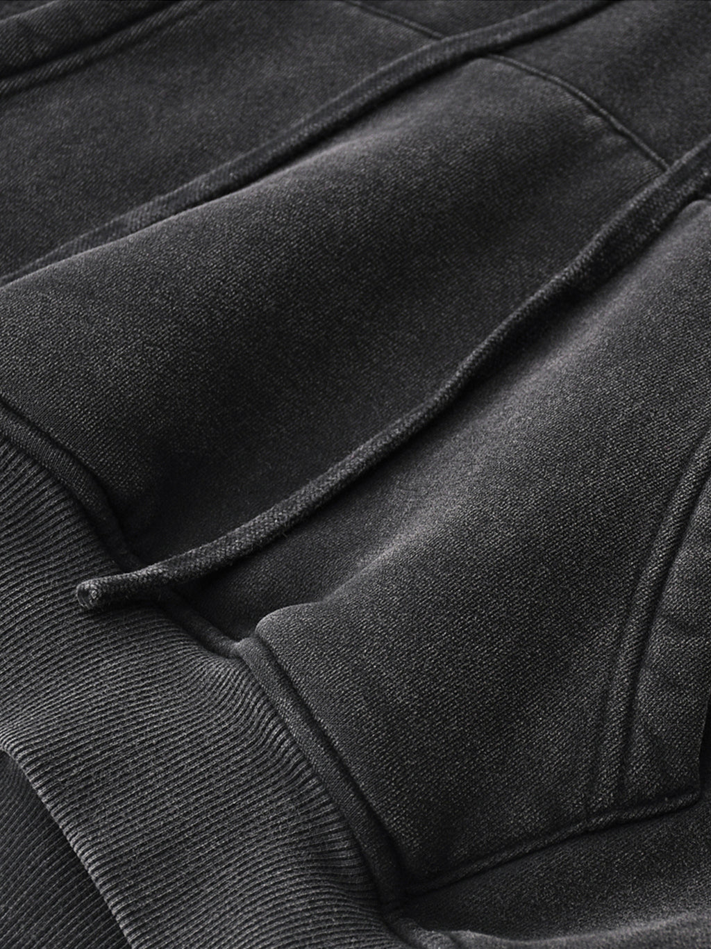 Snow Washed Cropped Hoodie