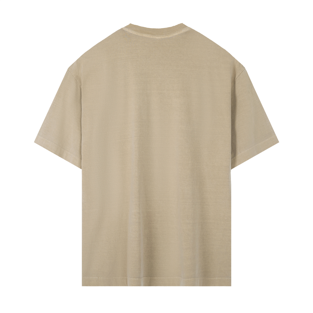 Off Script Gothic Skull Vintage Washed Oversized Cotton T-Shirt