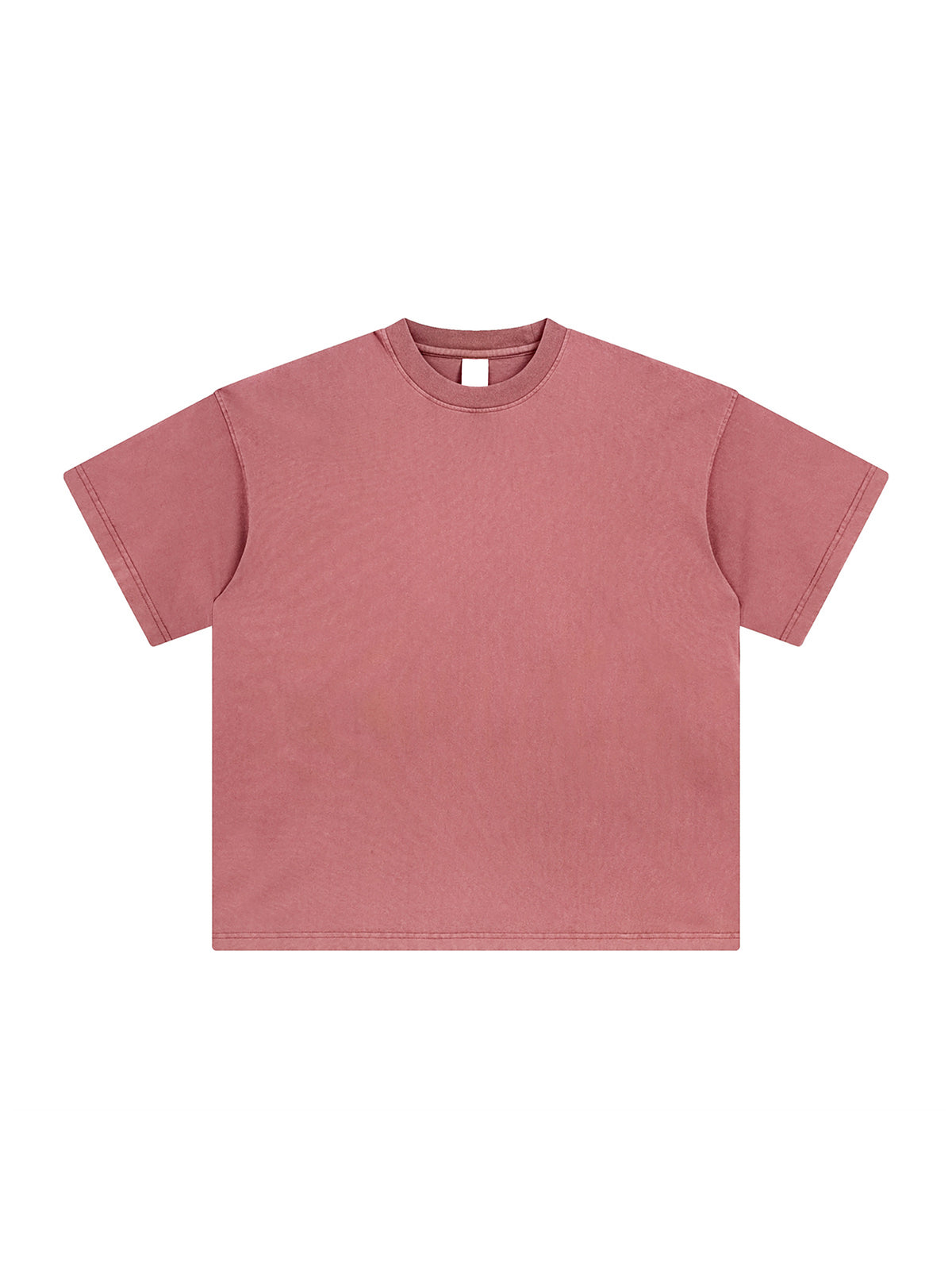 Brick Red Enzyme Washed T-Shirt front product view