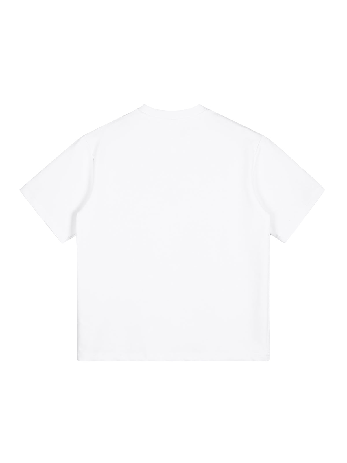 White Essential Cooling Performance T-Shirt back product view