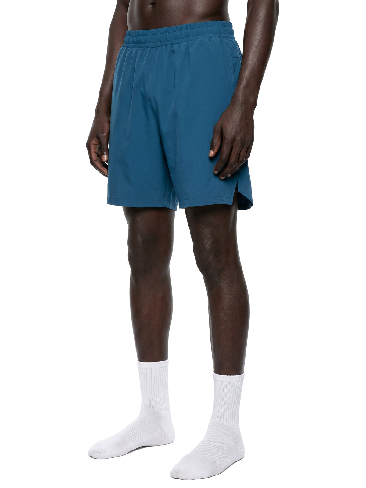 Men’s Solid Elastic Waist Shorts