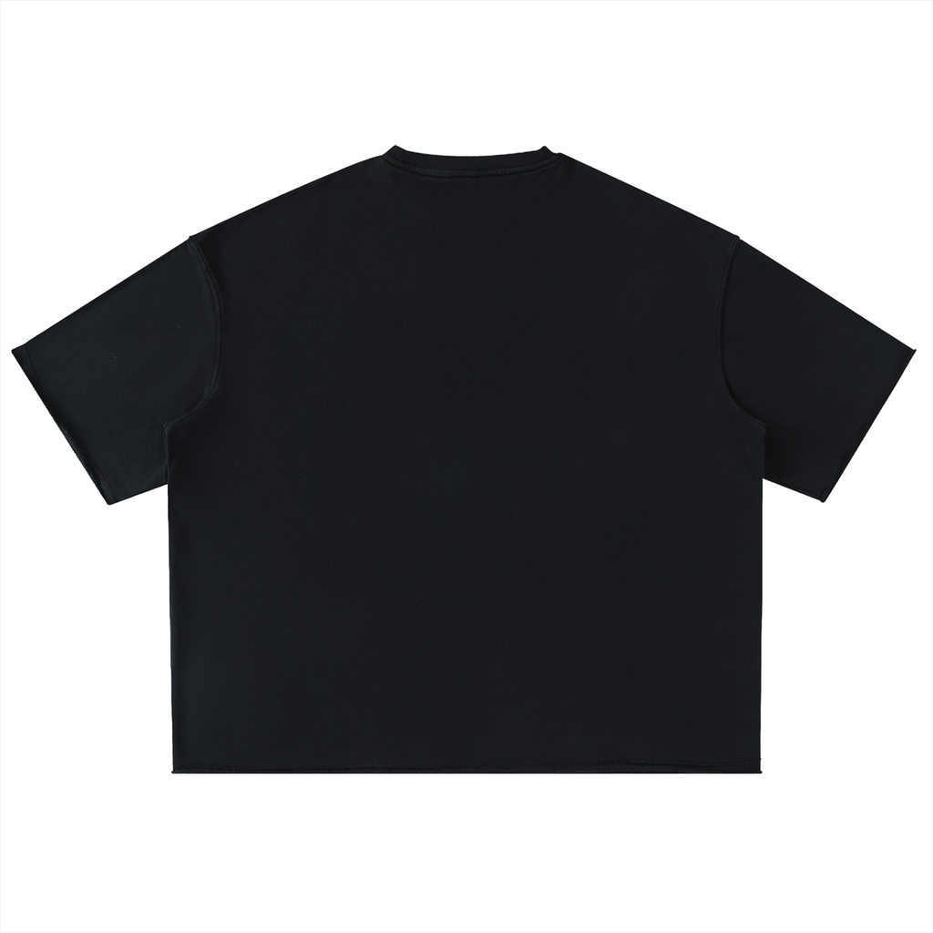 Unisex Washed Rolled-Hem Half-Sleeve T-Shirt gallery view