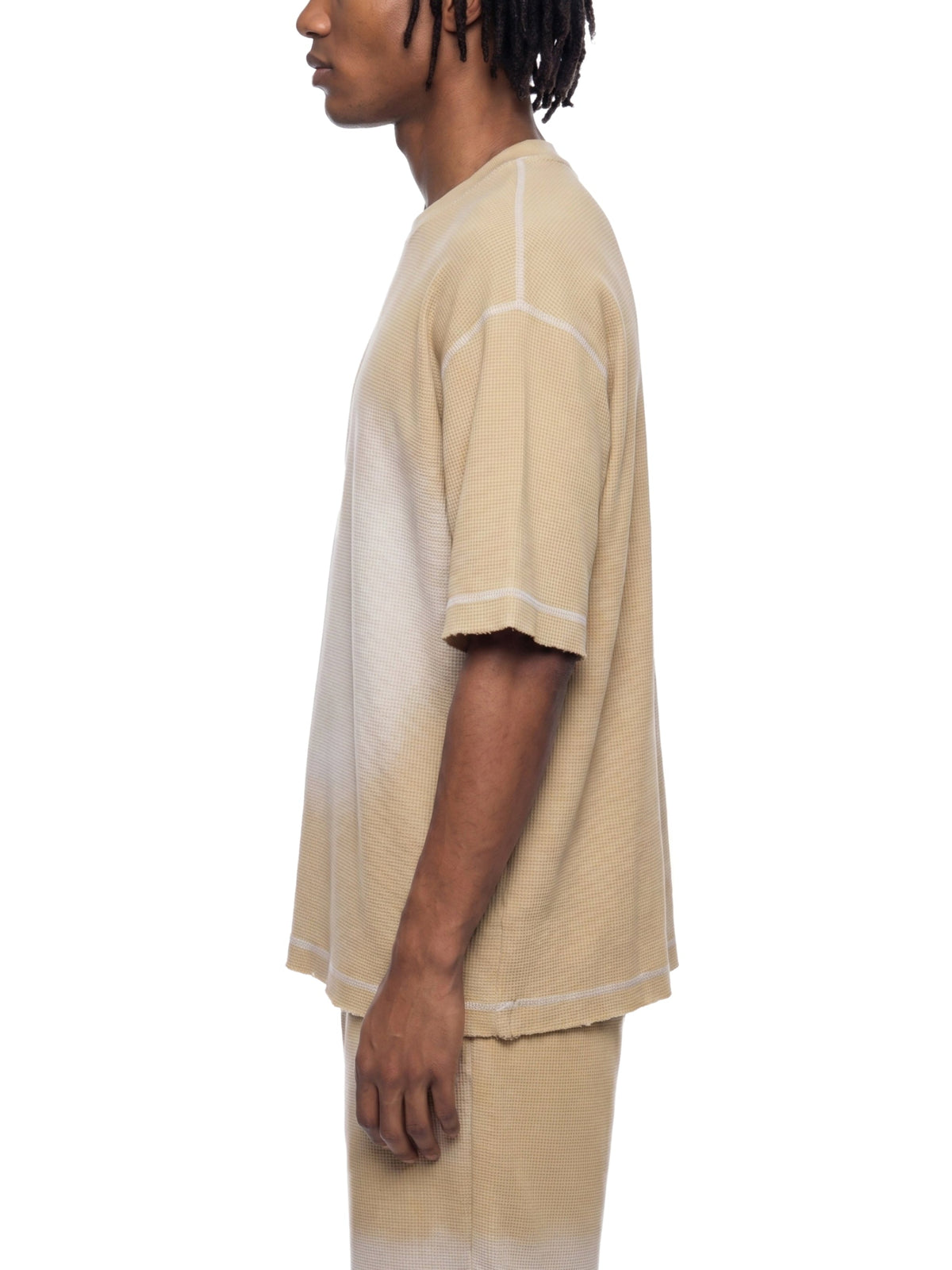 Unisex Sunfade Waffle Boxy T-Shirt
