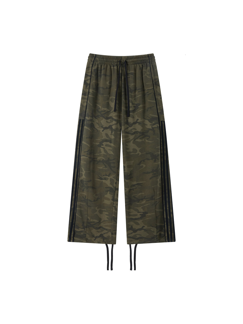 Unisex Camo Wide Leg Sweatpants