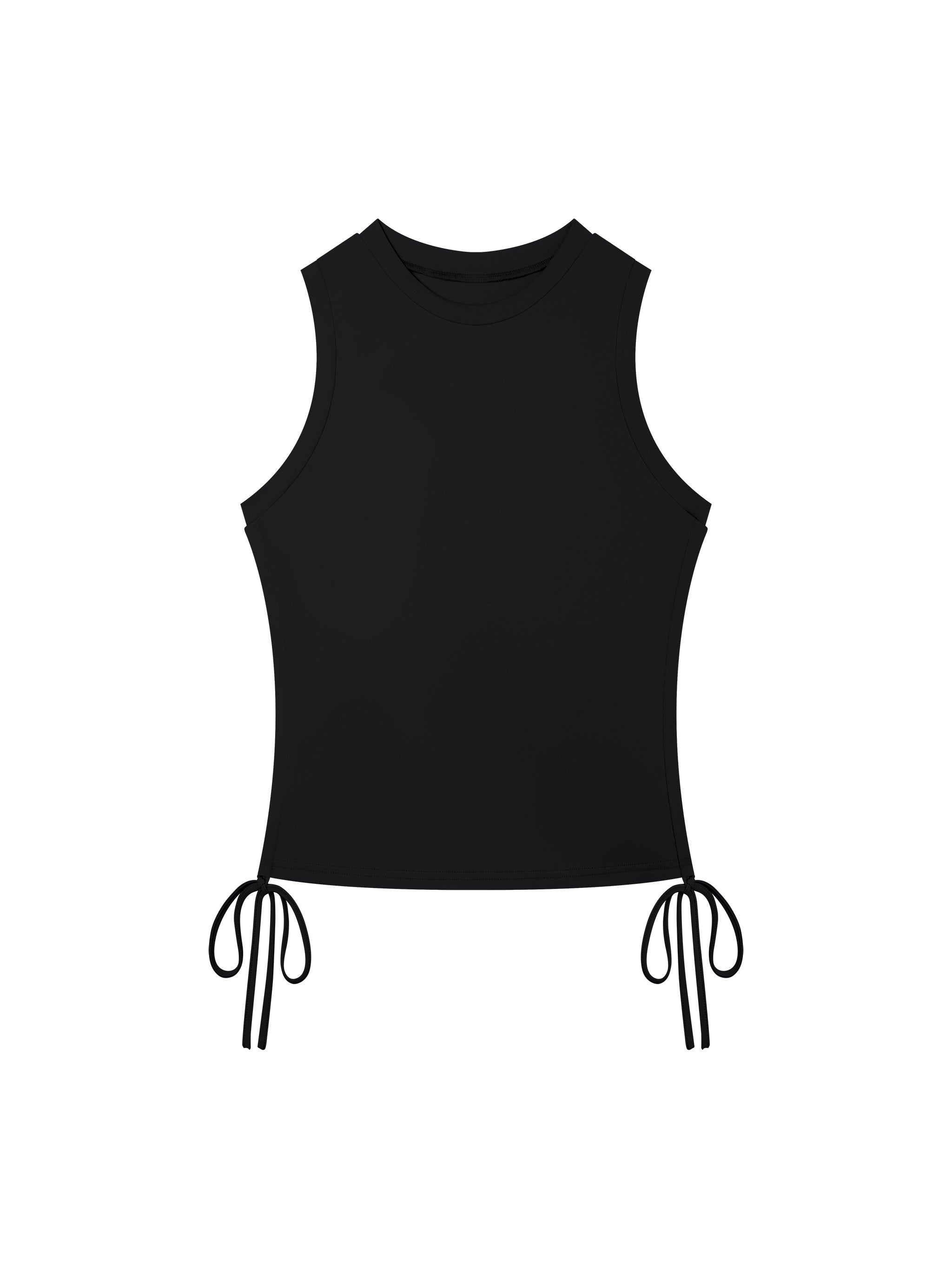 Women’s Drawstring Crop Tank Top