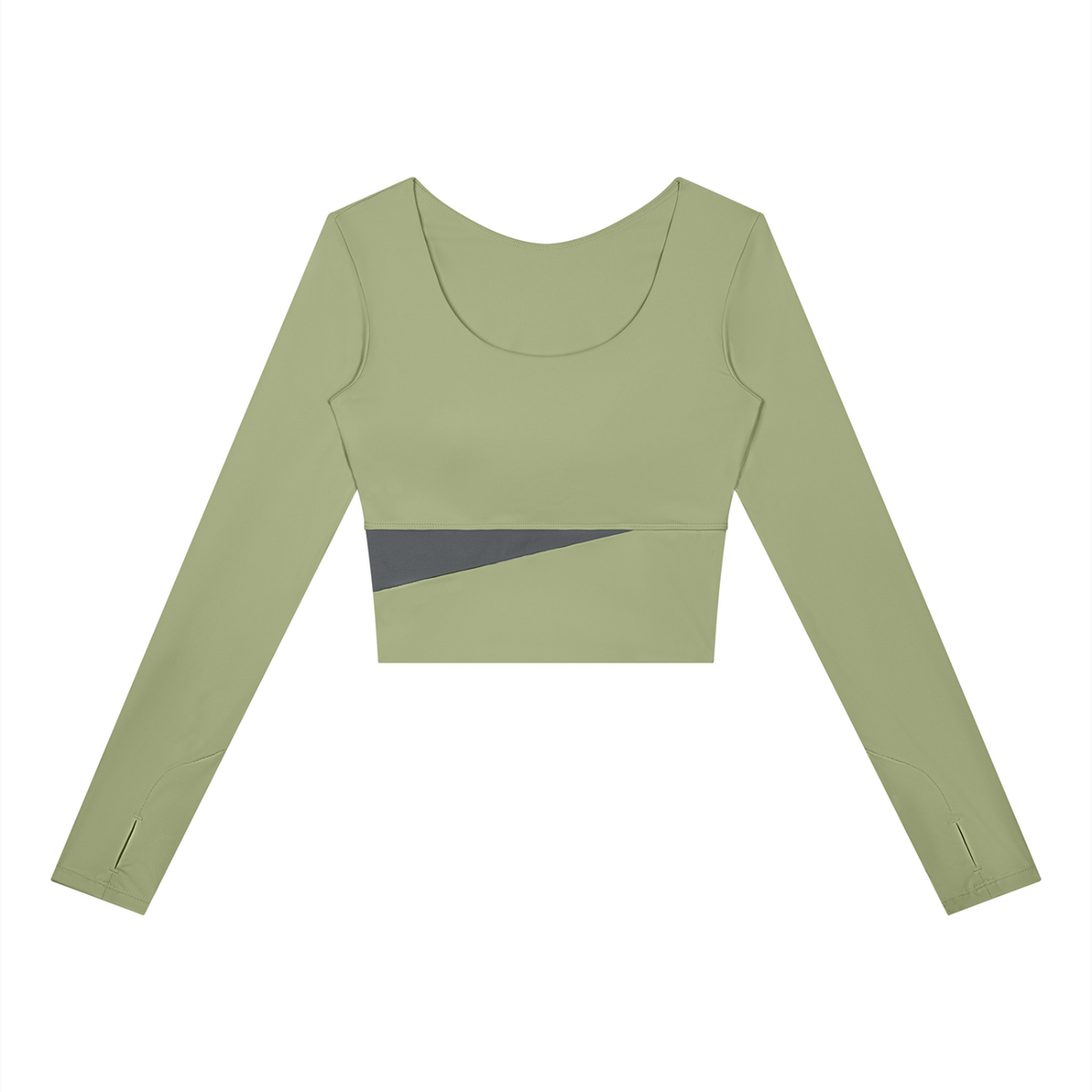 Women's Panelled Long Sleeve Yoga T-Shirt
