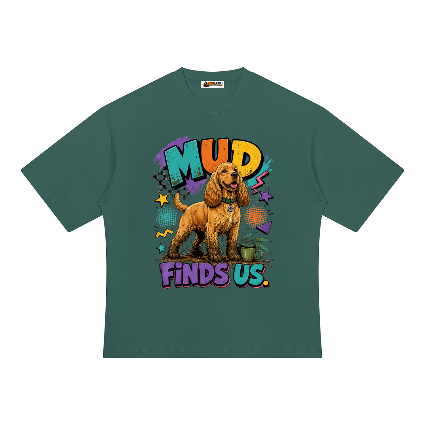 Mud Finds Us Unisex Heavyweight Oversized T-Shirt