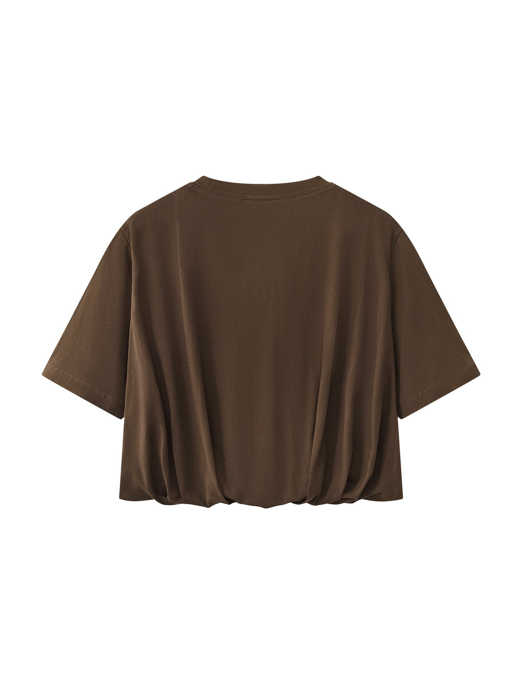 Women’s Crop Bubble Hem T-Shirt