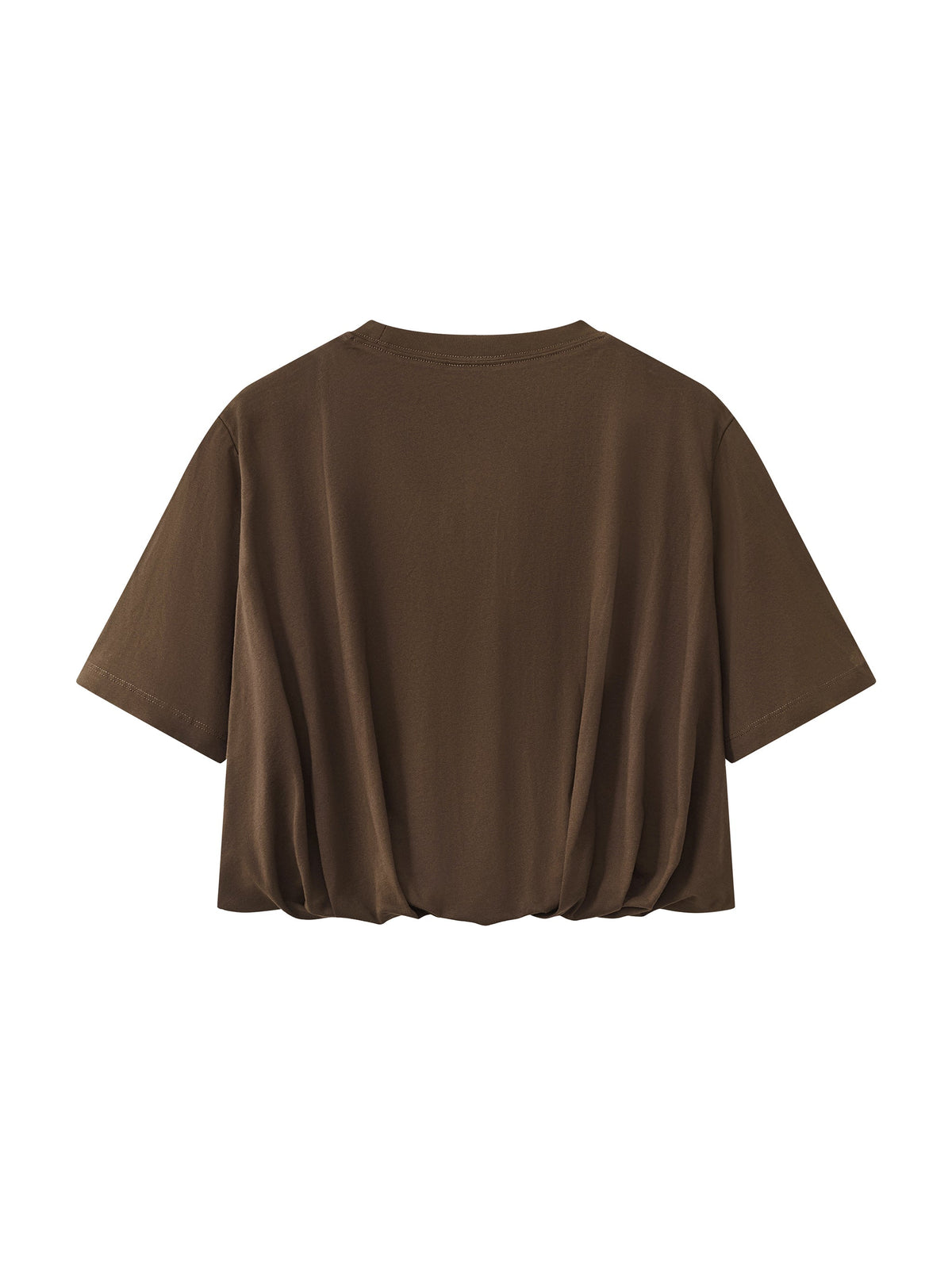 Women’s Crop Bubble Hem T-Shirt