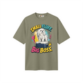 Small Fluff Big Boss Unisex Heavyweight Oversized T-Shirt