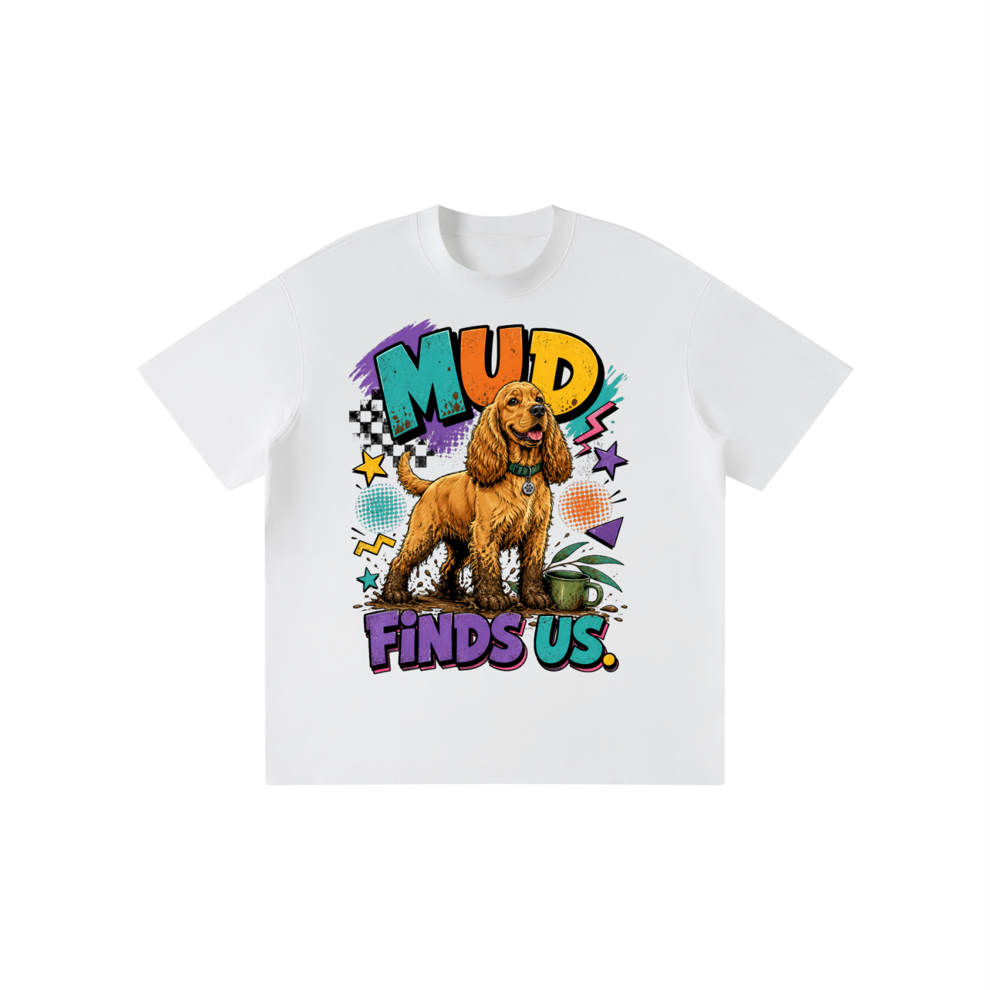 The Mud Finds Us Kids’ Solid Crewneck T-Shirt