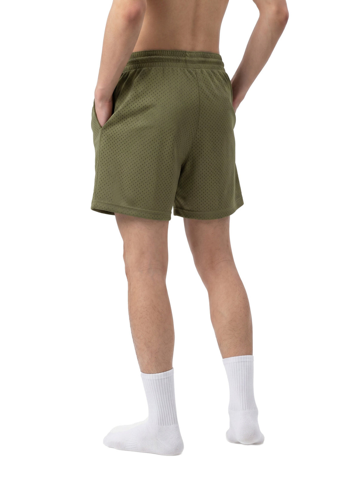 Mesh Drawstring Shorts