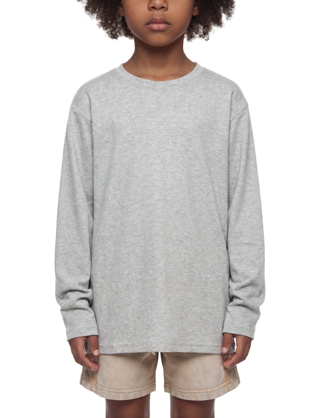 Kids' Drop-Shoulder Long-Sleeve T-Shirt