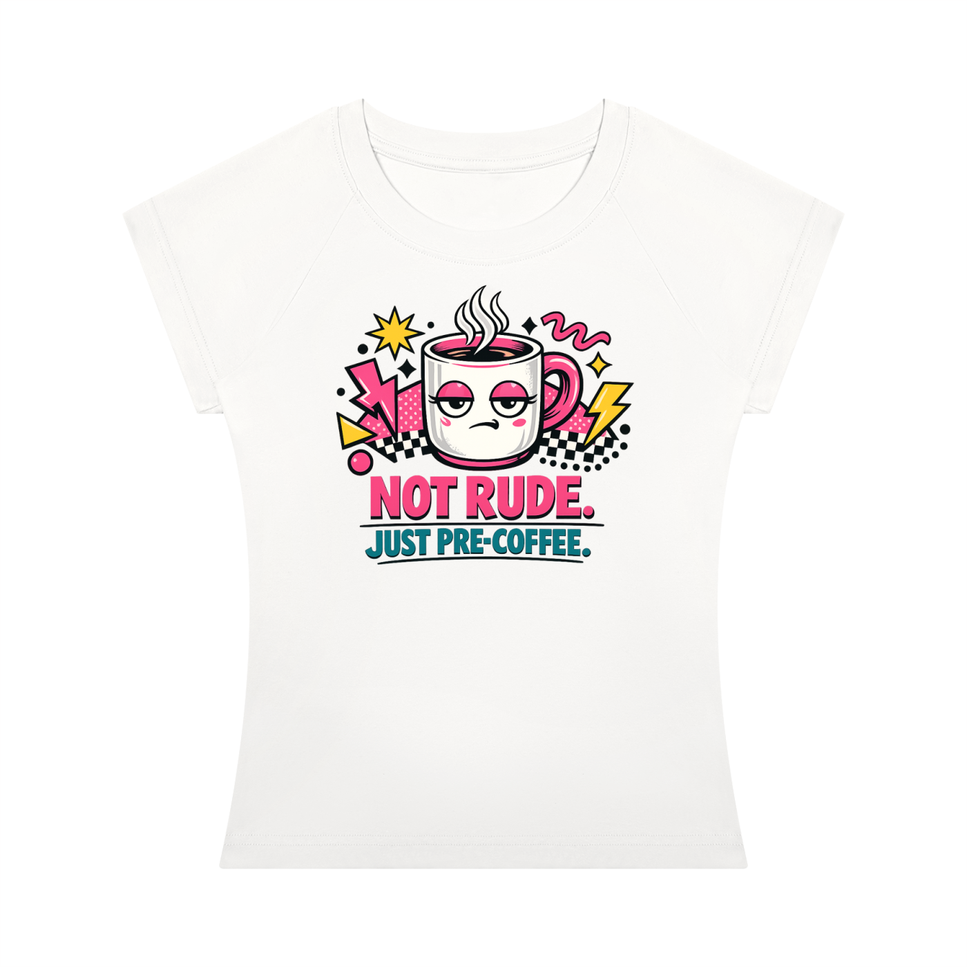Not Rude Women’s Slim Raglan T-Shirt