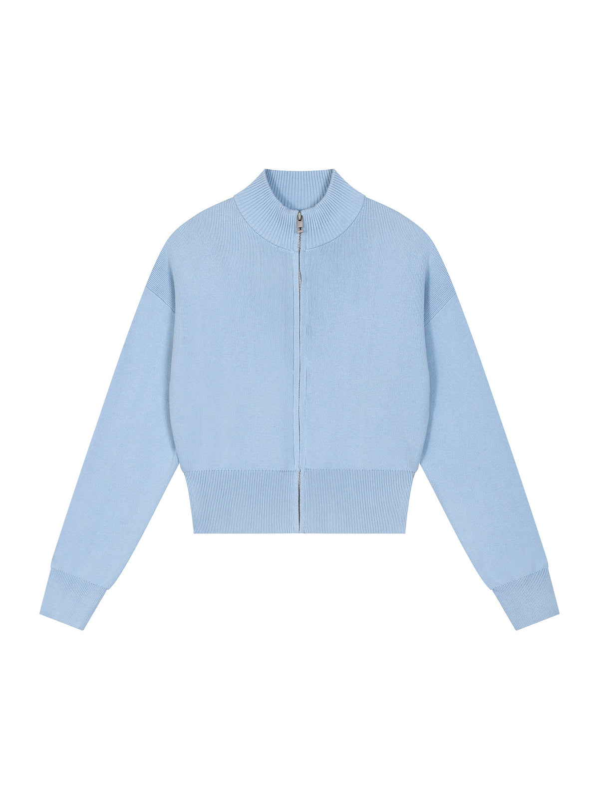 Women’s Mock Neck Zip Up Cardigan