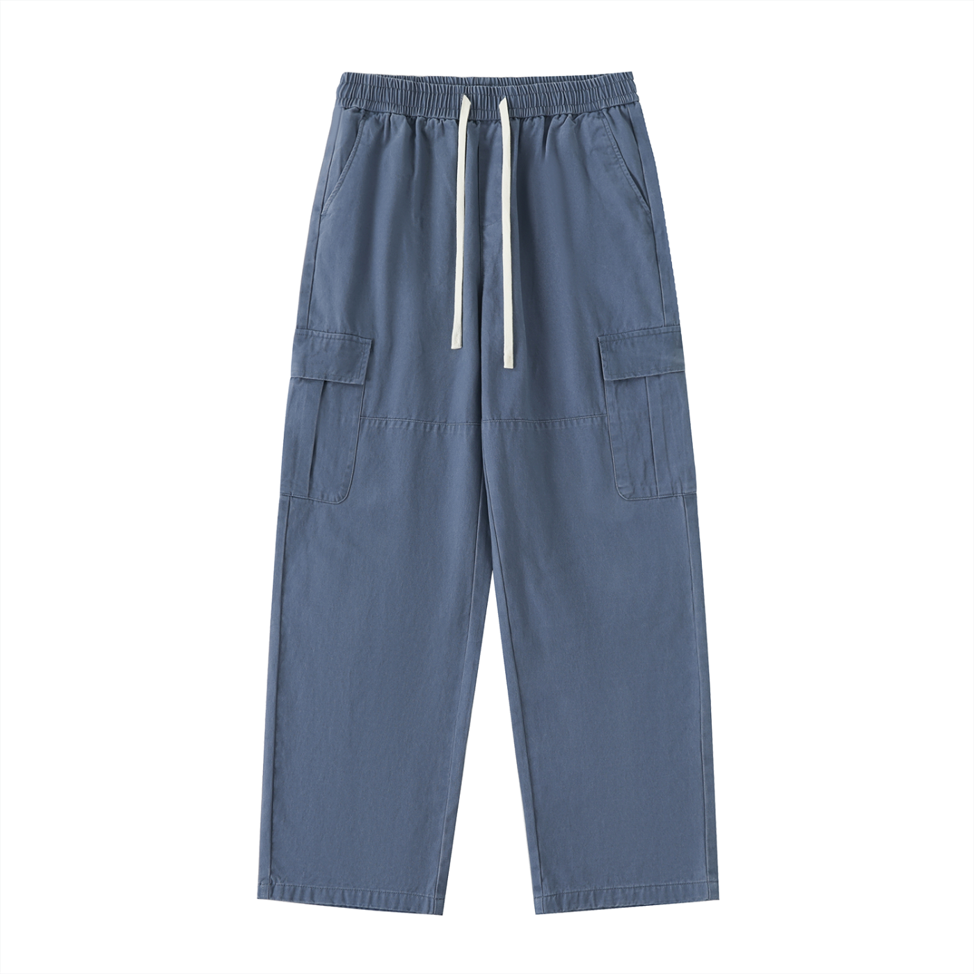 Men’s Drawstring Waist Straight-Leg Cargo Pants