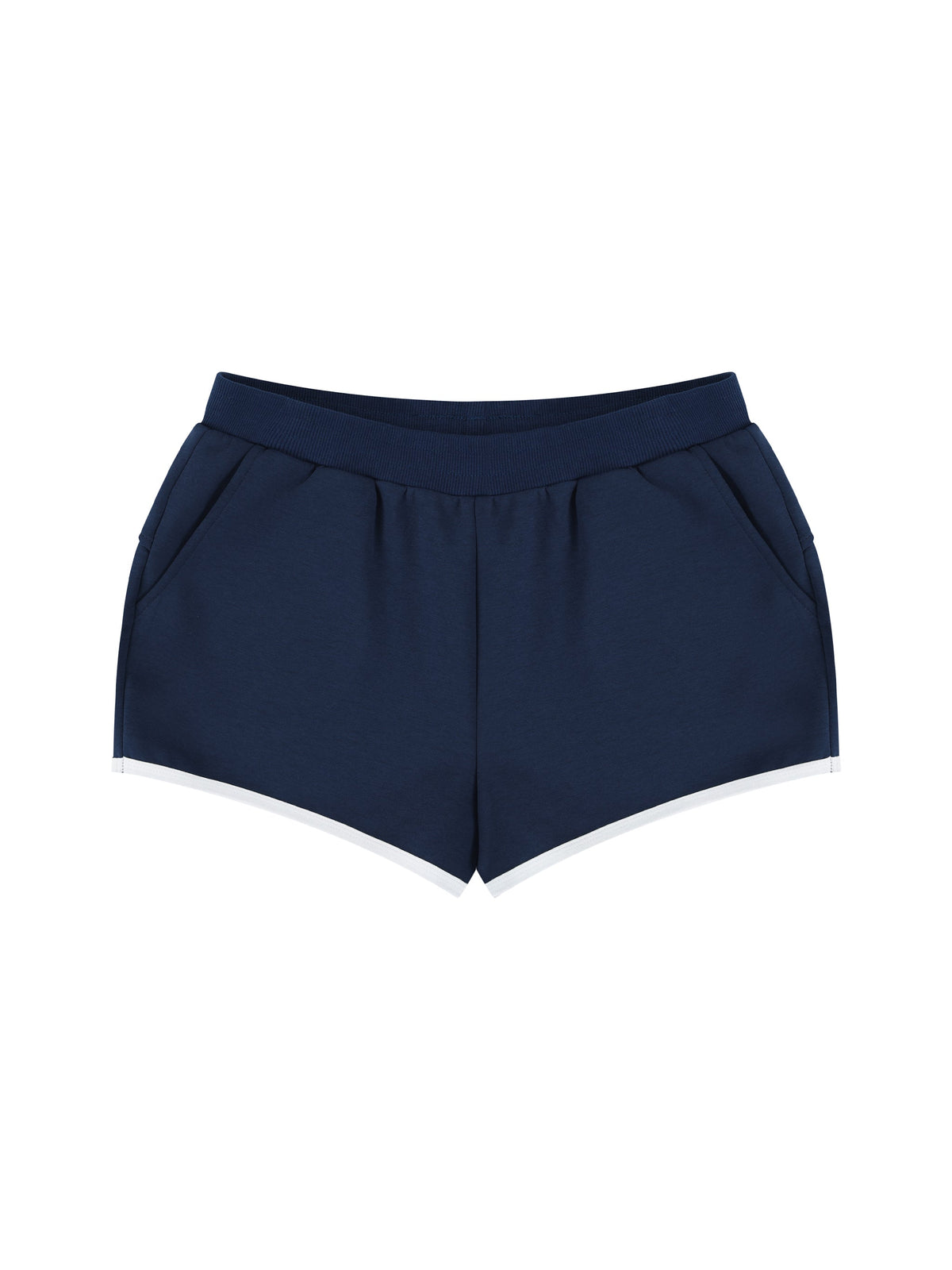 Women’s Retro Contrast Binding Shorts