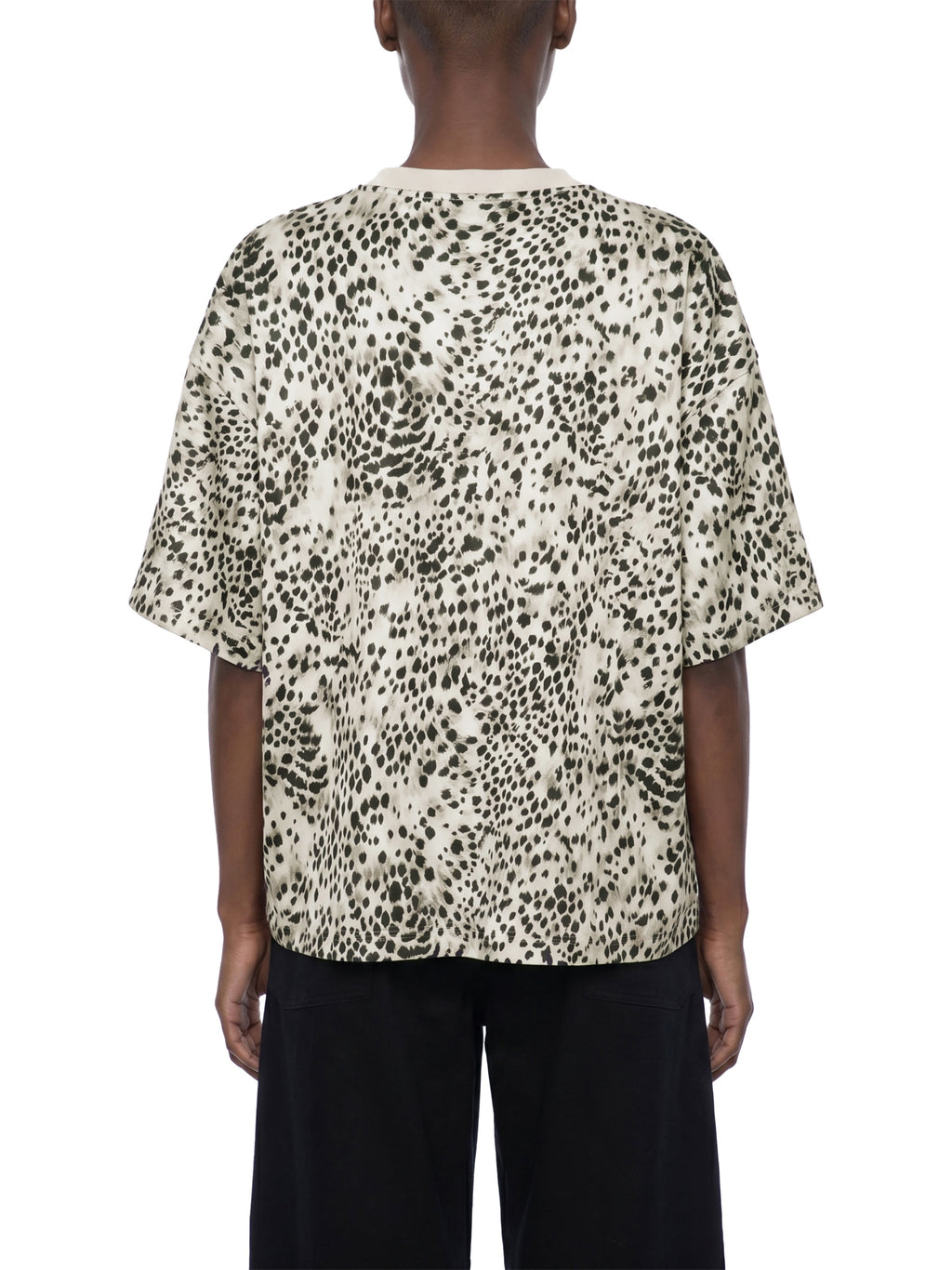 Unisex Leopard Print Boxy T-Shirt
