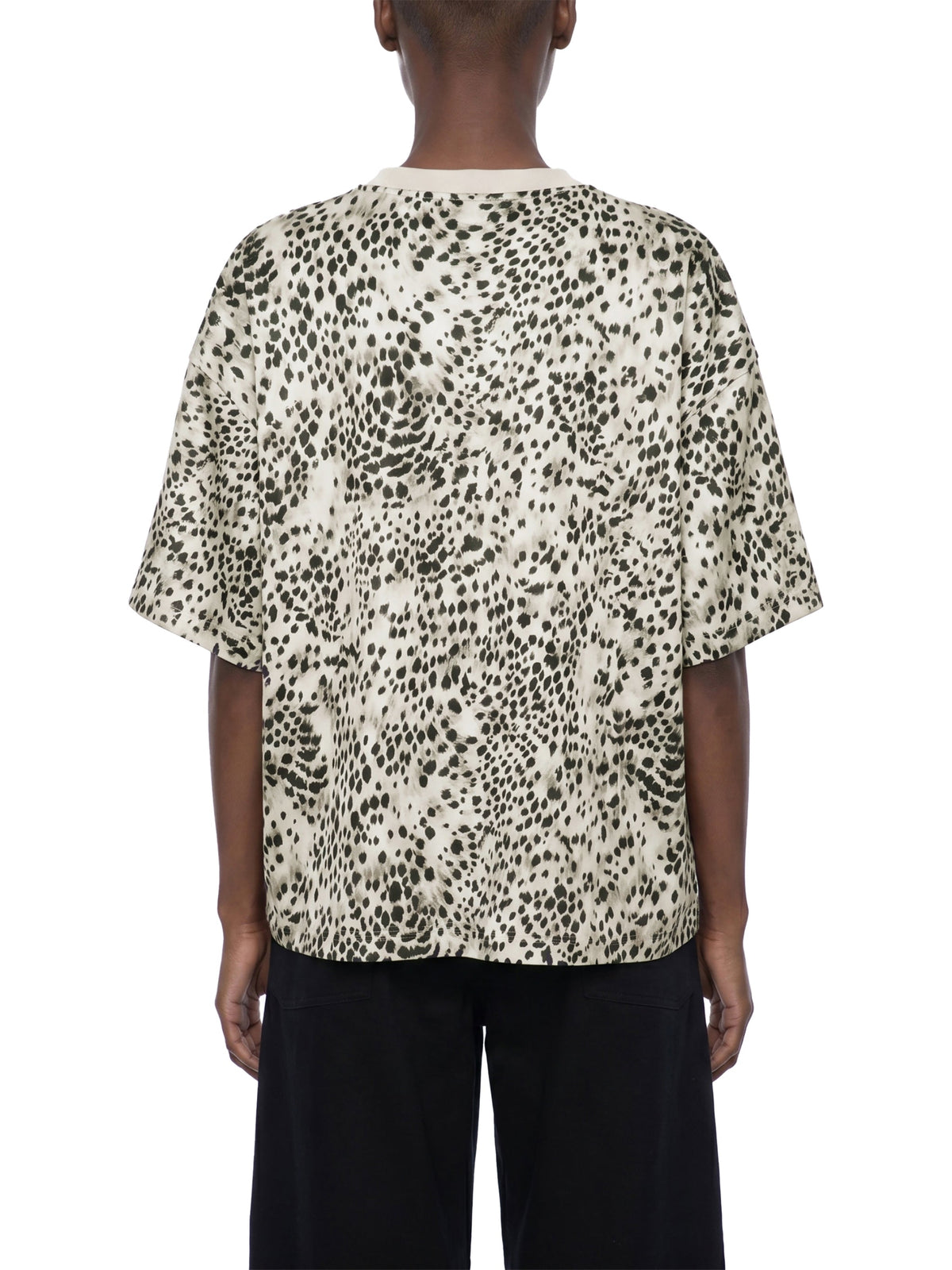 Unisex Leopard Print Boxy T-Shirt