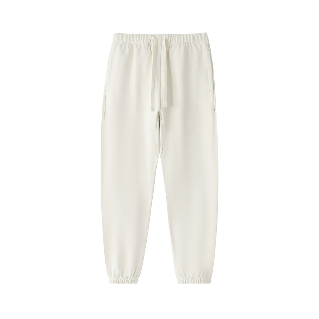 Unisex Essential Heavyweight Cotton Sweatpants – Apricot front view
