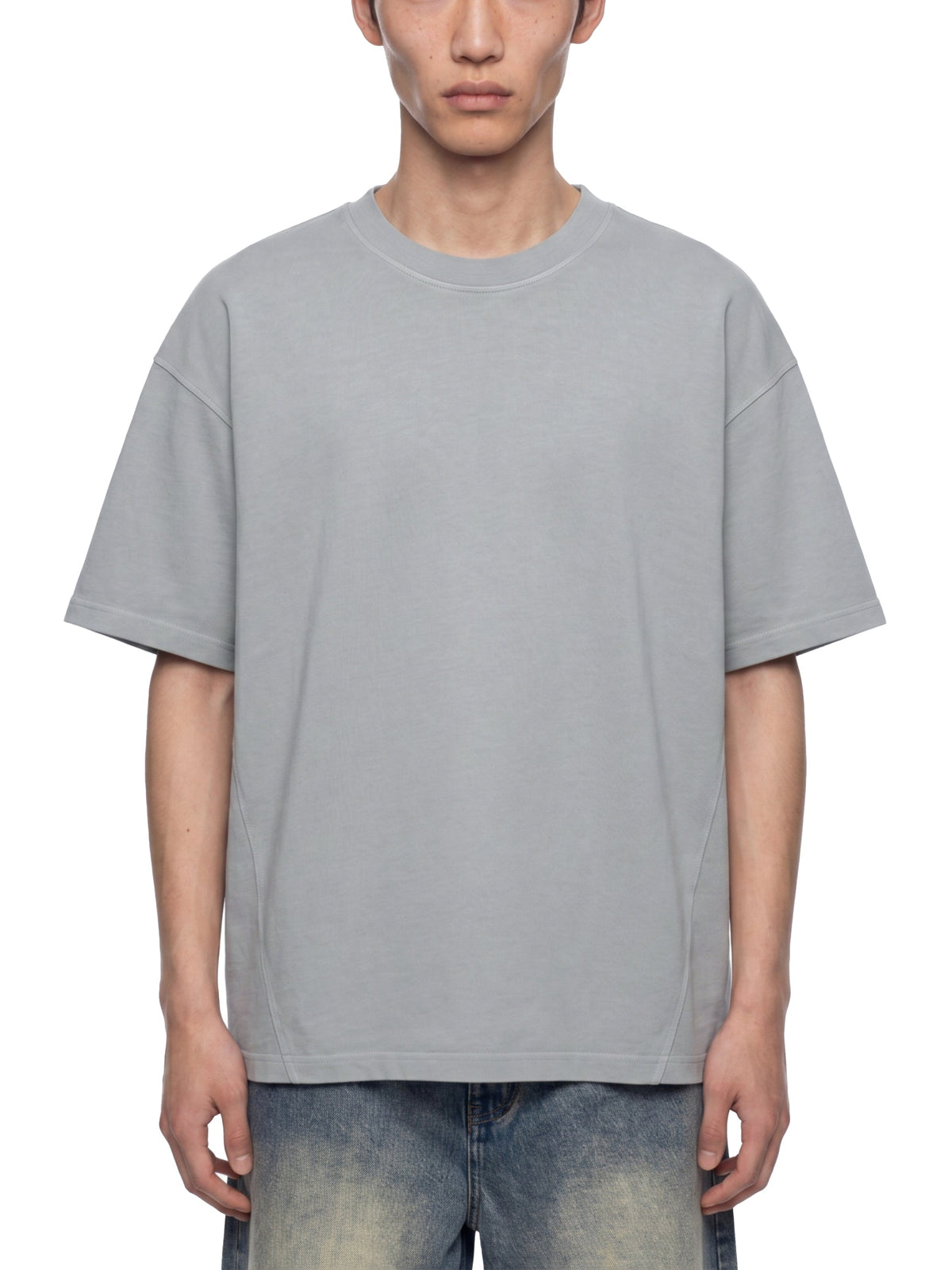 Unisex Vintage Wash Paneling T-Shirt