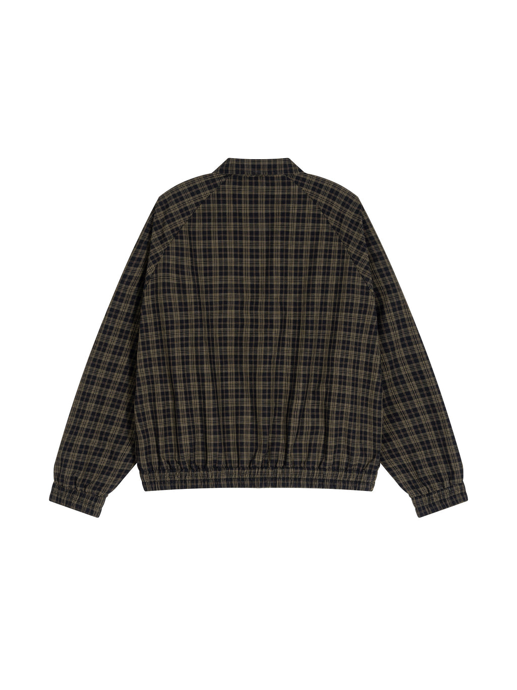 Unisex Plaid Full-Zip Track Jacket