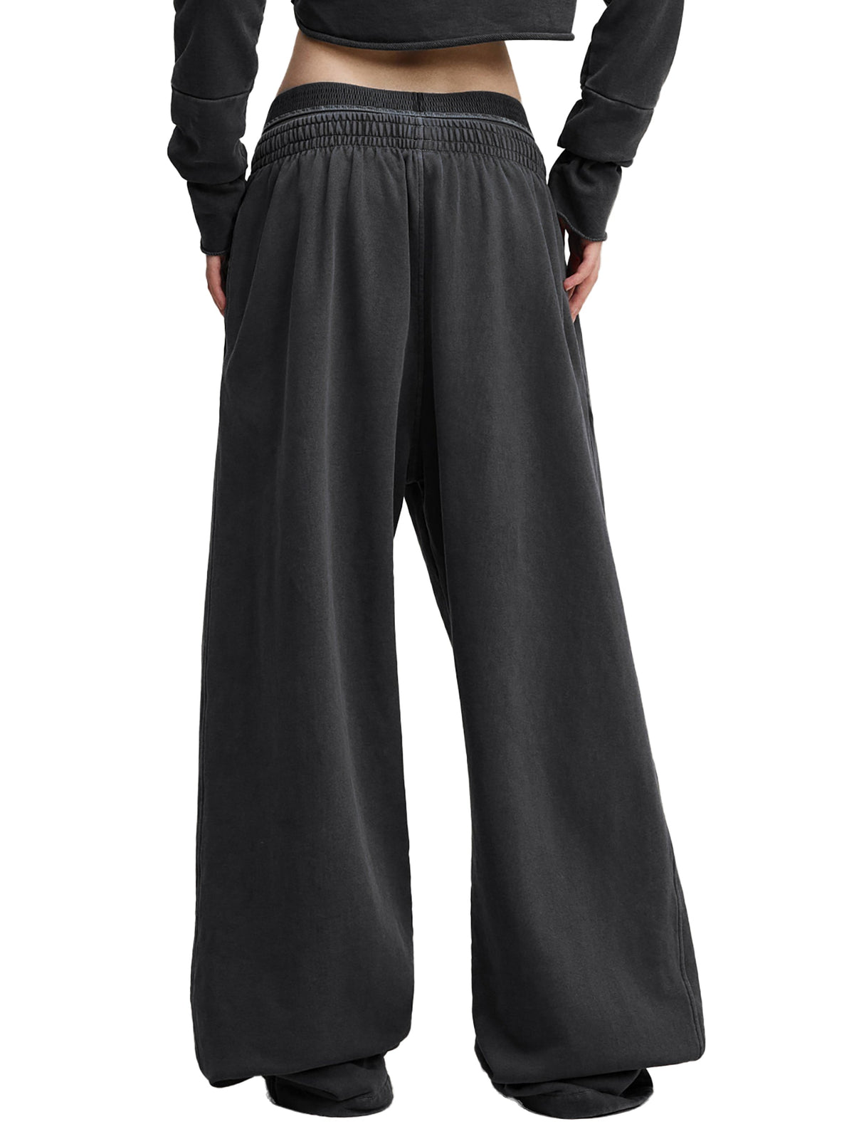 Women’s Vintage-Washed Straight-Leg Sweatpants