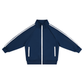 Kids’ Contrast Tape Coach Jacket in Royal Blue — front view
