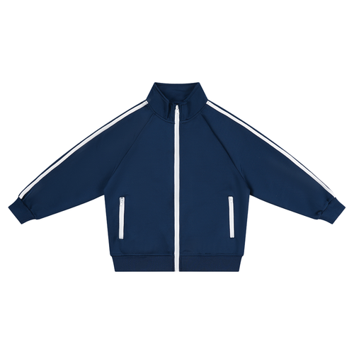 Kids' Contrast-Tape Coach Jacket