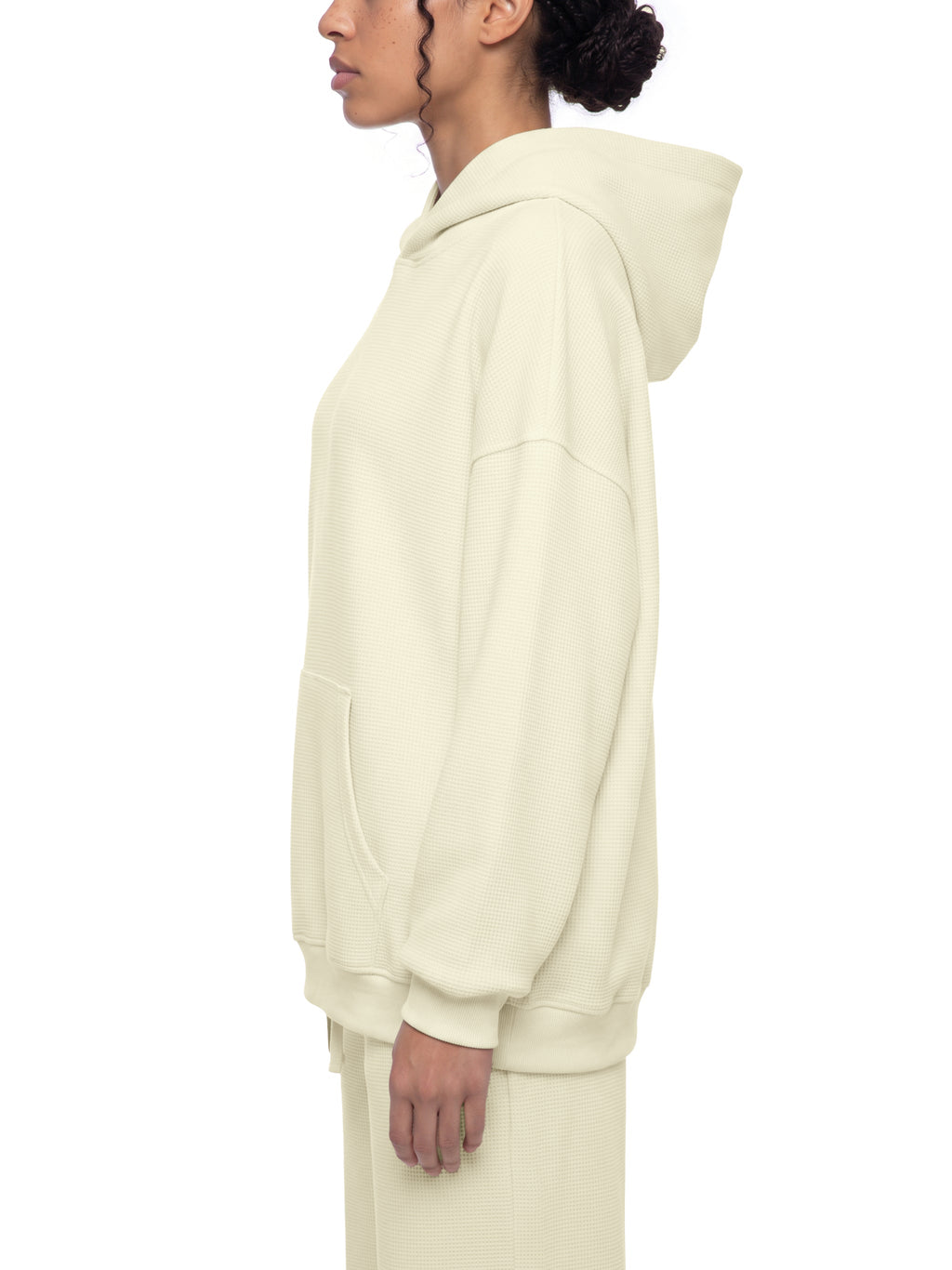 Unisex Waffle Oversized Hoodie