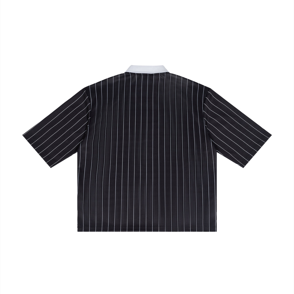 Unisex Pinstripe Collared Soccer Jersey