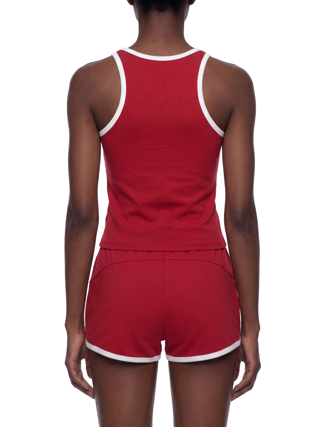 Women’s Colour Block Cropped Tank Top