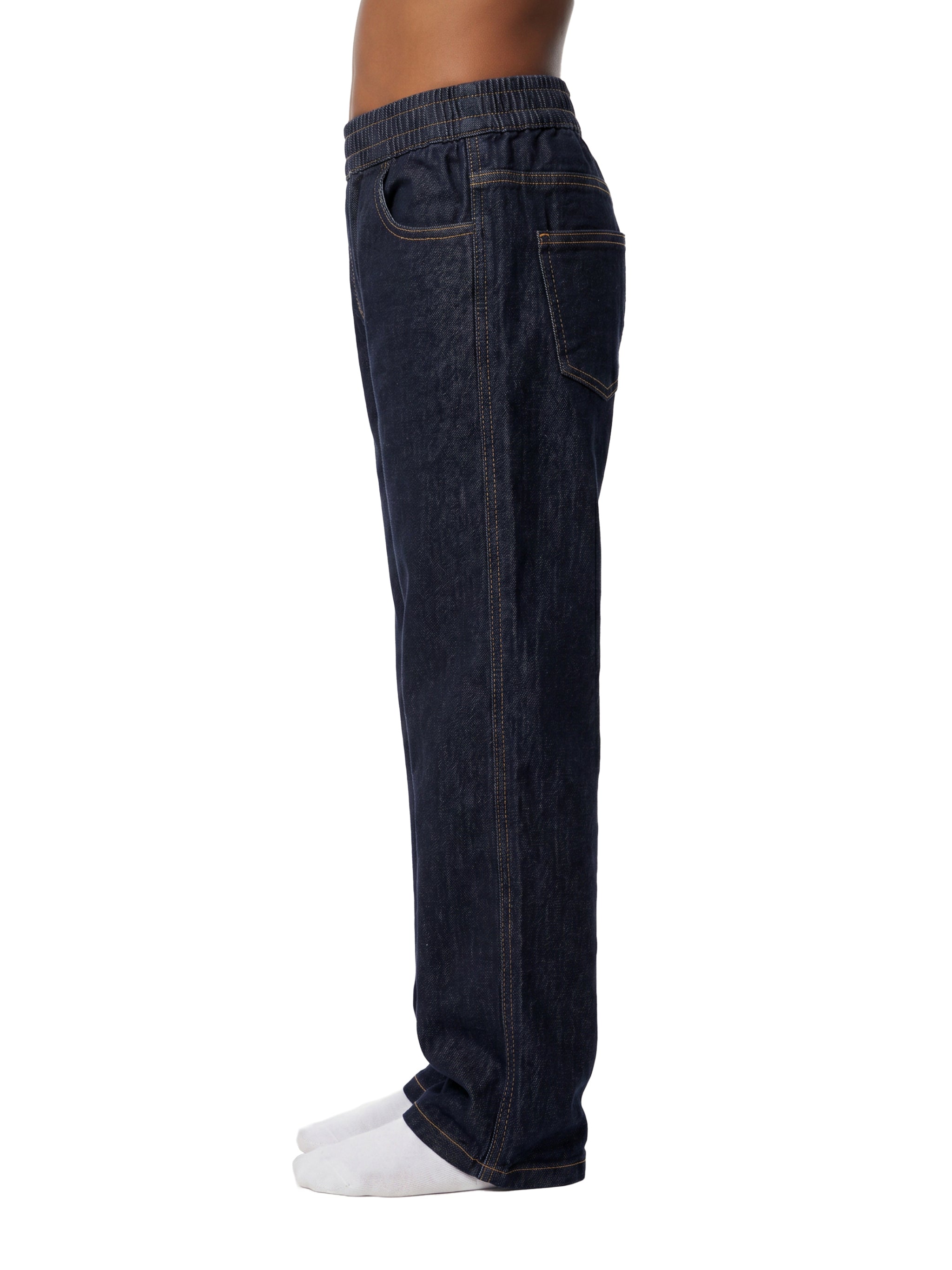 Kid’s Straight Leg Elastic Waist Jeans