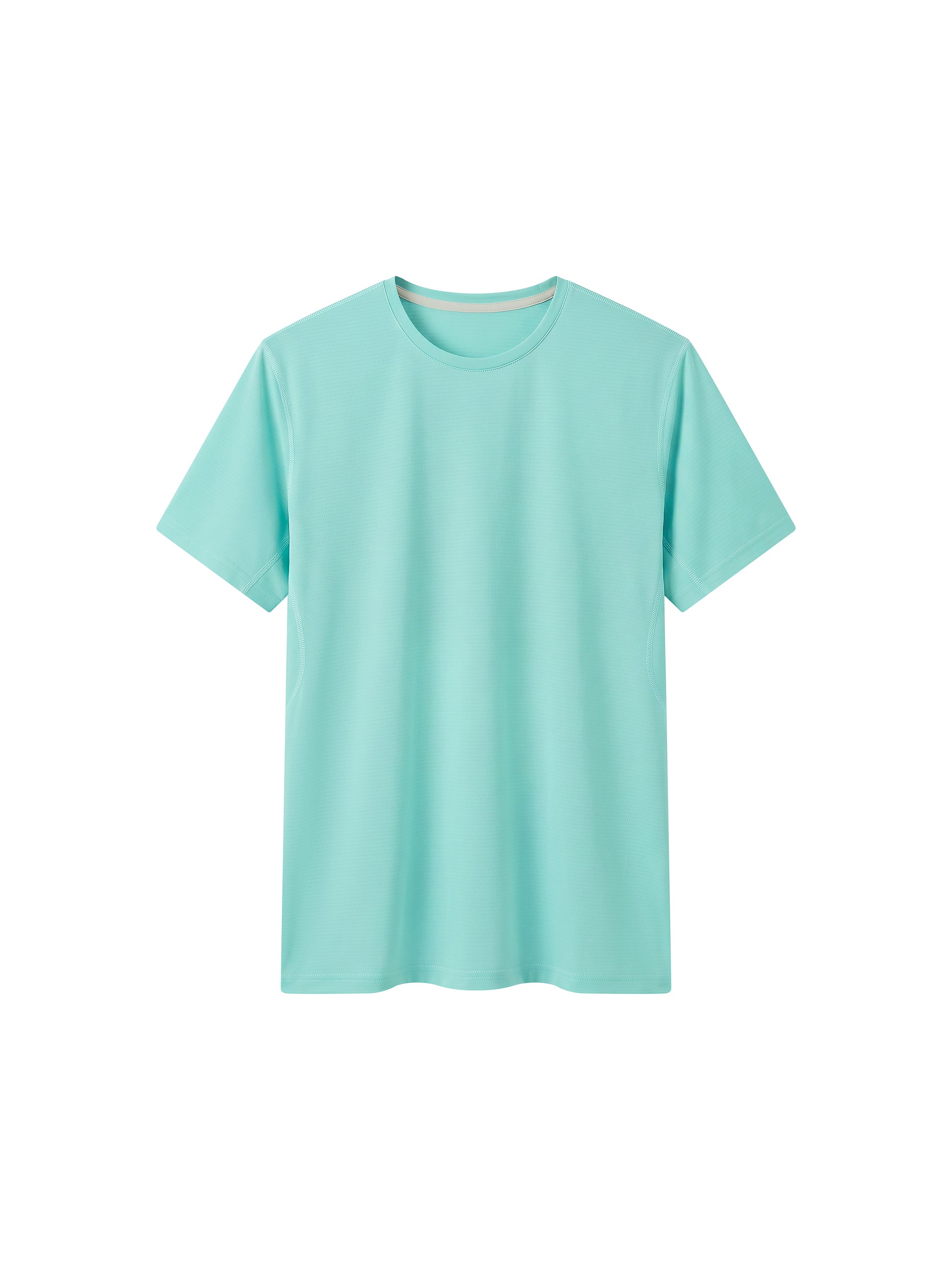 Men’s Regular Fit Performance T-Shirt in Lake Blue — front view