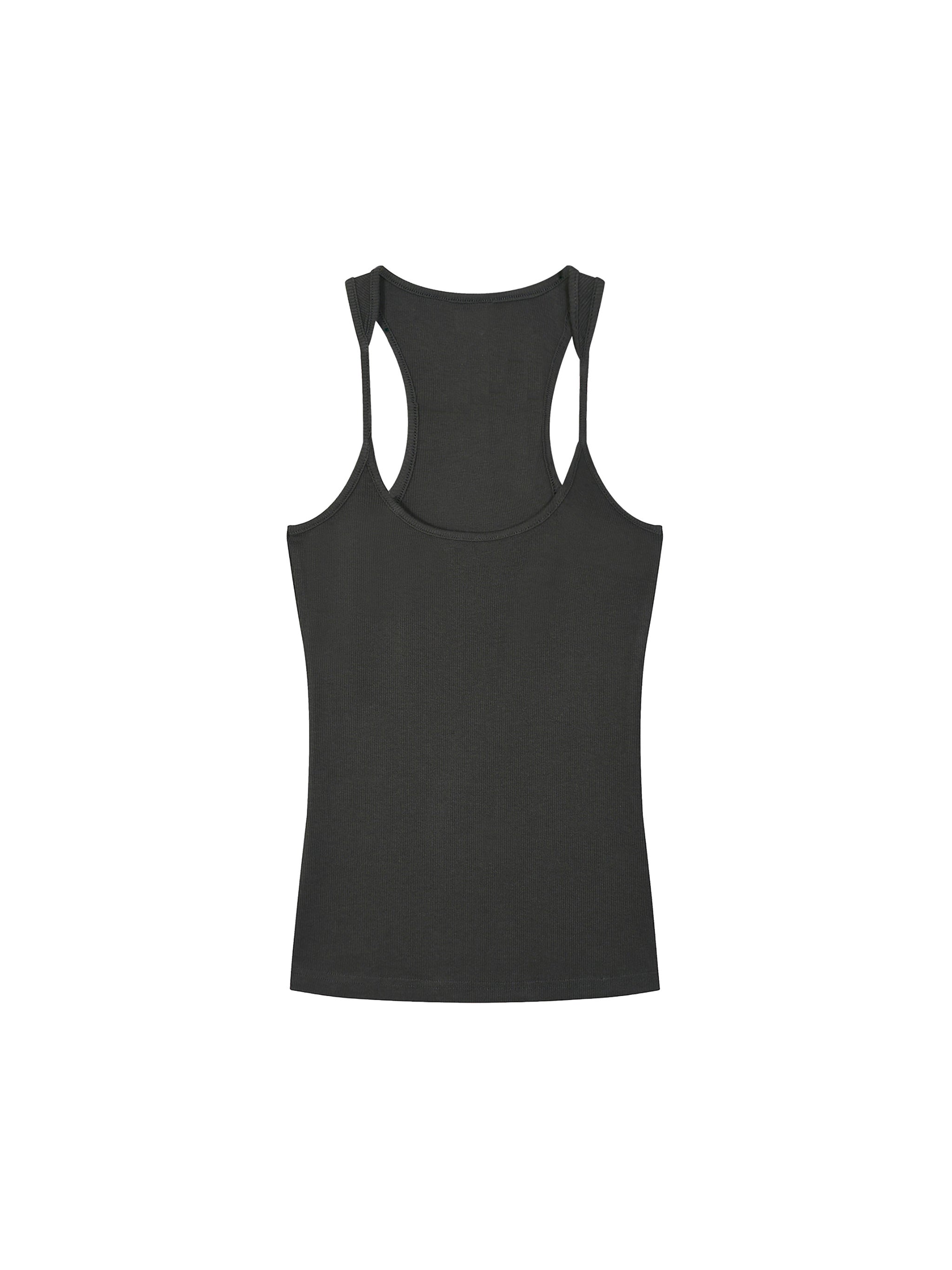 Women’s Slim Fit Ribbed Racerback Tank Top