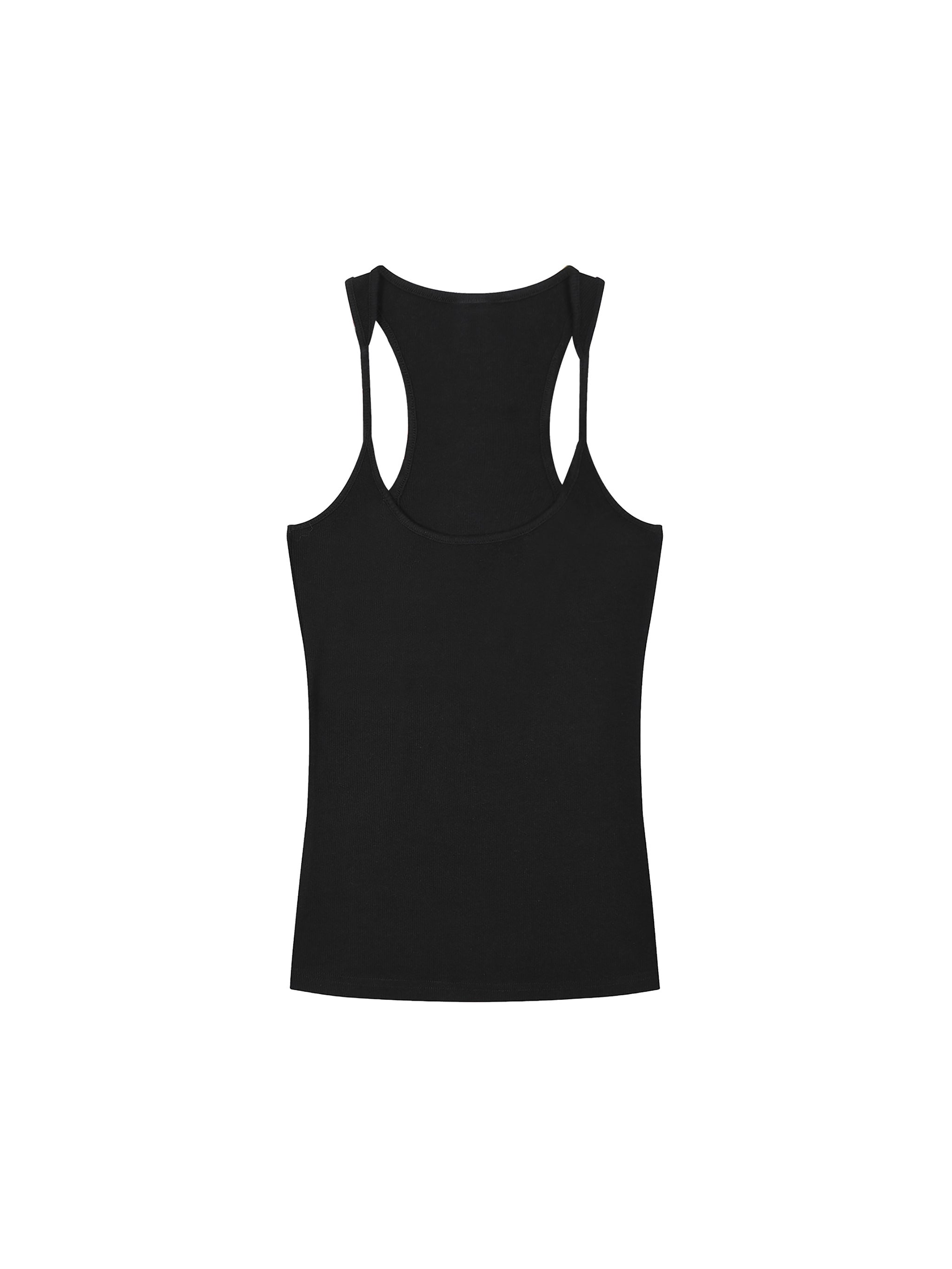Women’s Slim Fit Ribbed Racerback Tank Top
