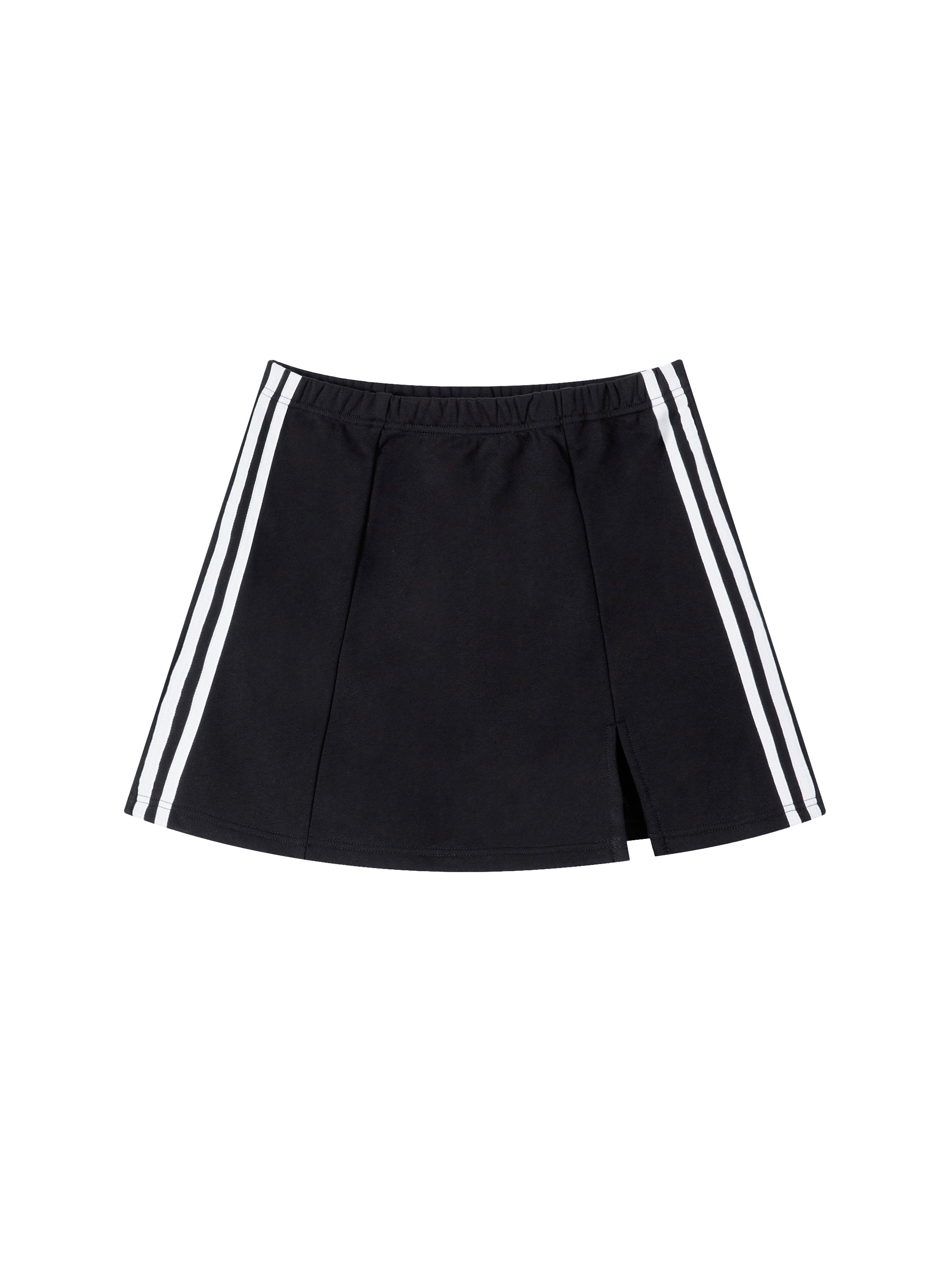 Women’s Contrast Side Stripe Slit Skirt